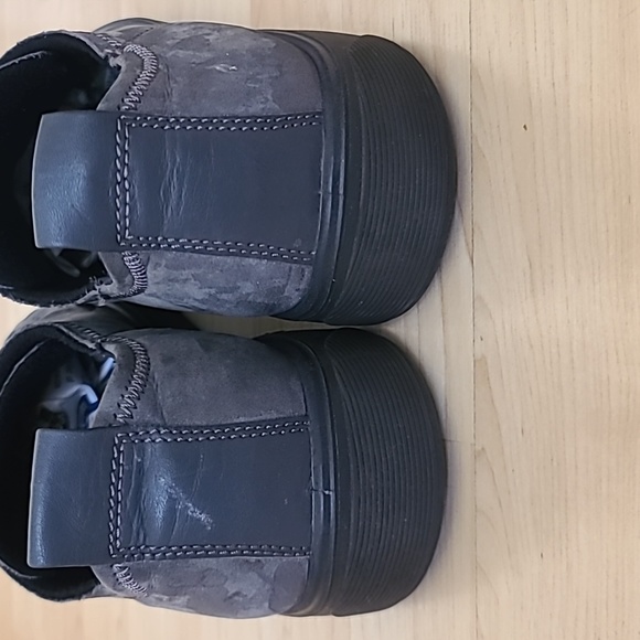 ECCO Men's Street Tray Hygge Gray Leather Sneaker Size 12 - Picture 5 of 8